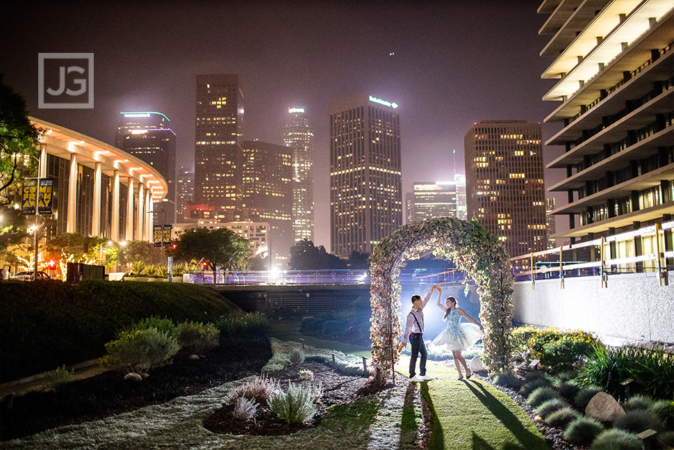 Downtown Los Angeles Engagement Photography