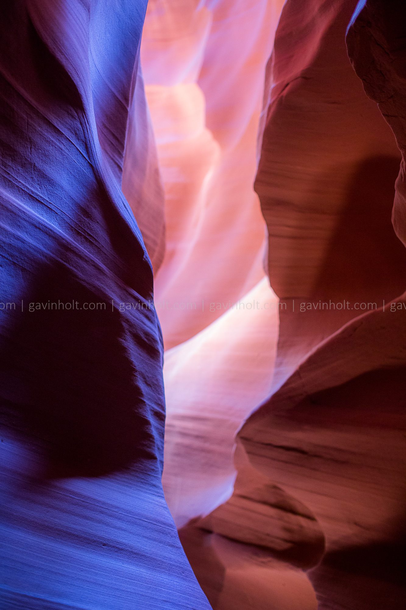 Upper Antelope Canyon in Blue