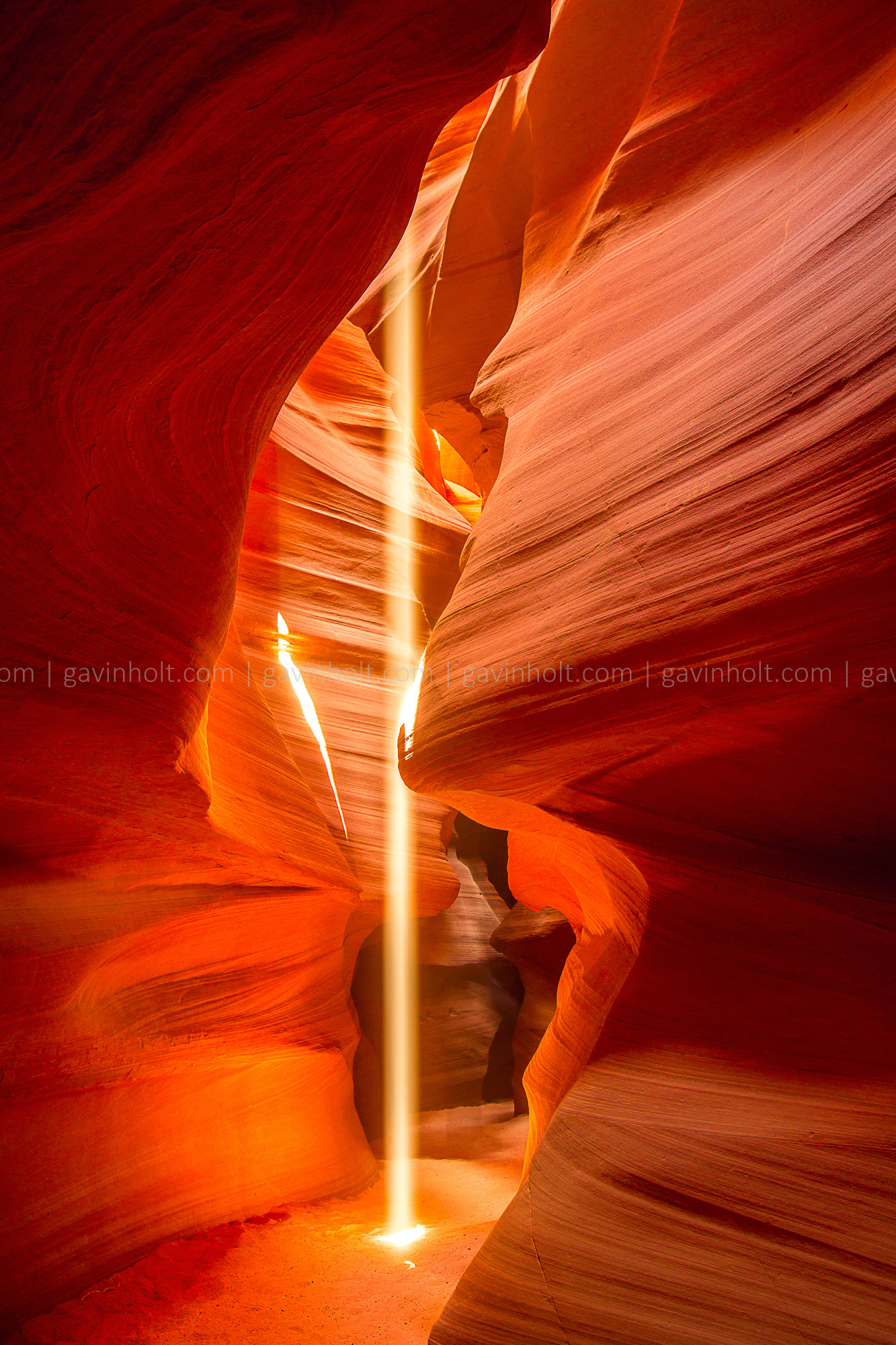 Light Beam in Antelope Canyon