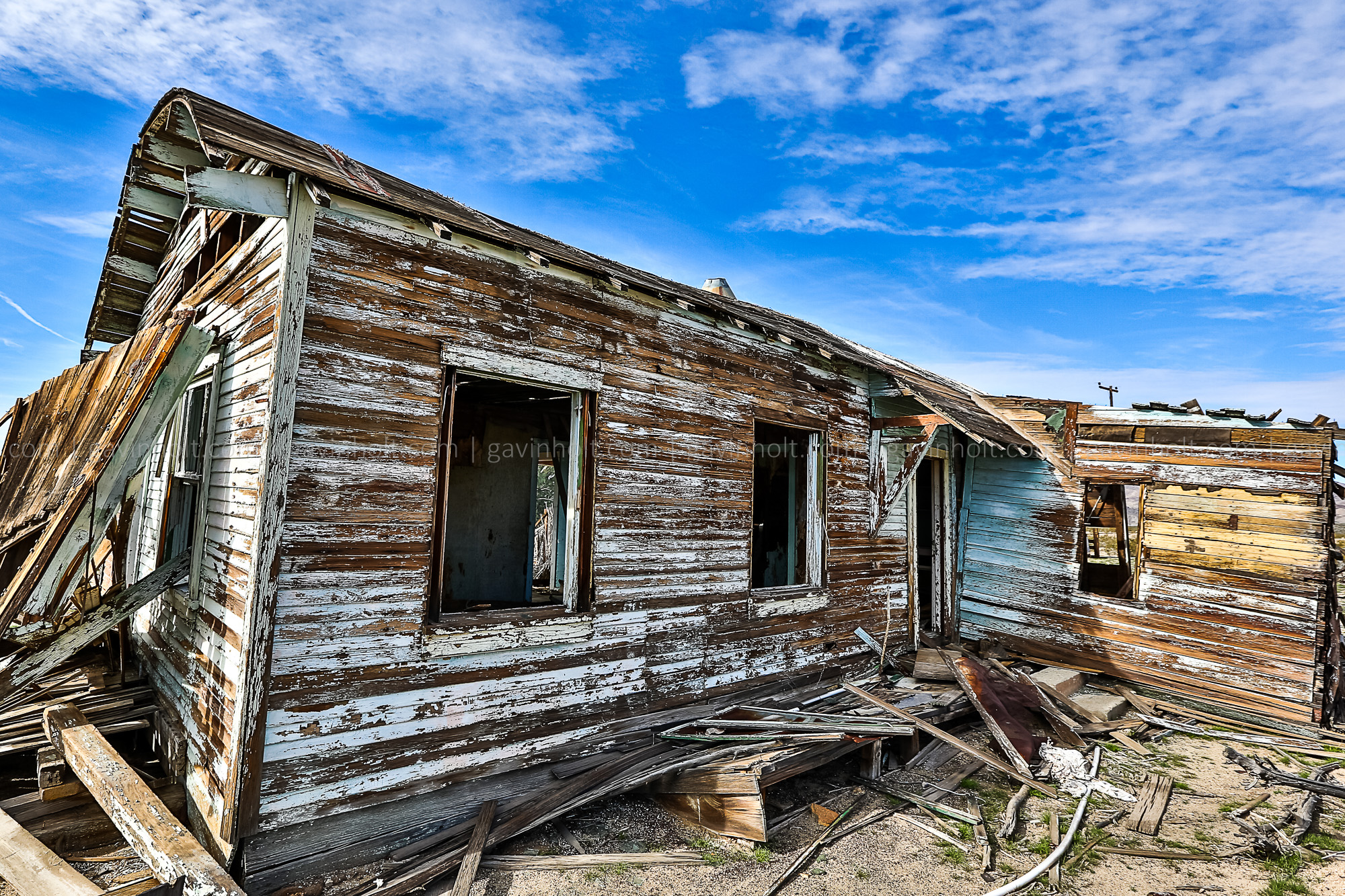 Abandoned House in the Mojave Desert
